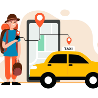 taxi-app-concept